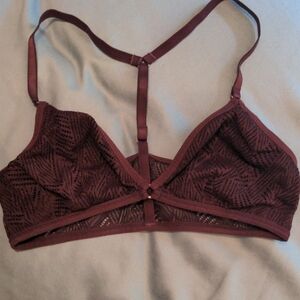 Aerie Lace Bralette in Plum